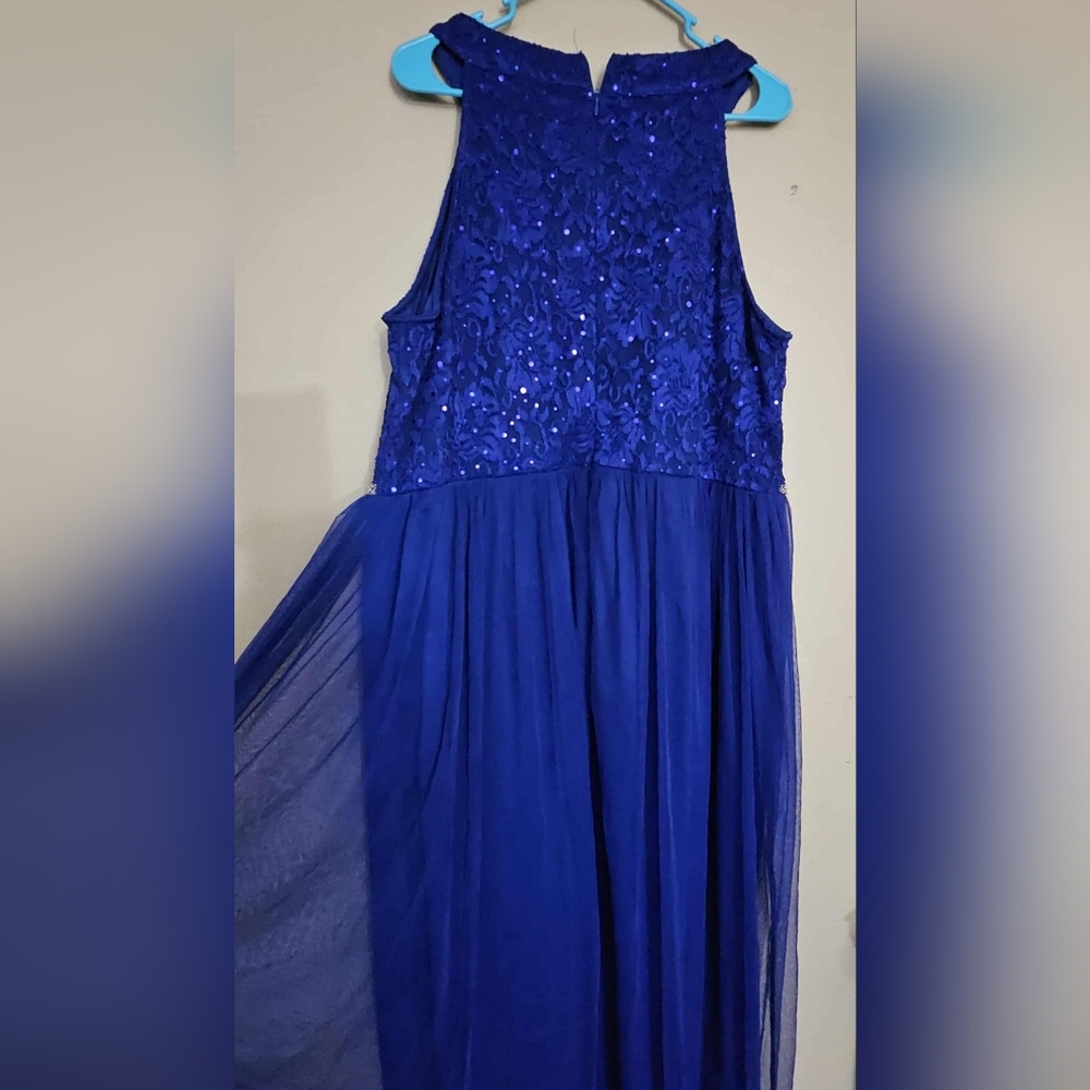Elegant Royal Blue Dress